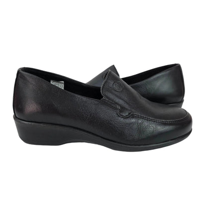 Mocasines 48 Horas de Piel Negra Confort