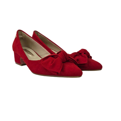 Zapato de Salón Xti Rojo con Lazo y Plantilla de Piel - Selección Pasarela Concept