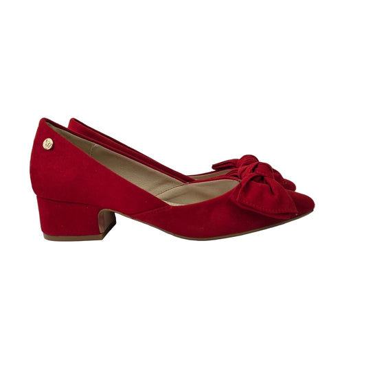 Zapato de Salón Xti Rojo con Lazo y Plantilla de Piel - Selección Pasarela Concept
