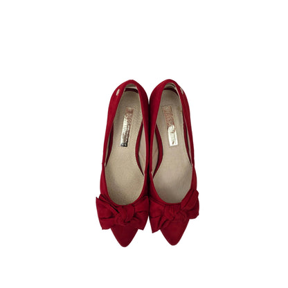 Zapato de Salón Xti Rojo con Lazo y Plantilla de Piel - Selección Pasarela Concept