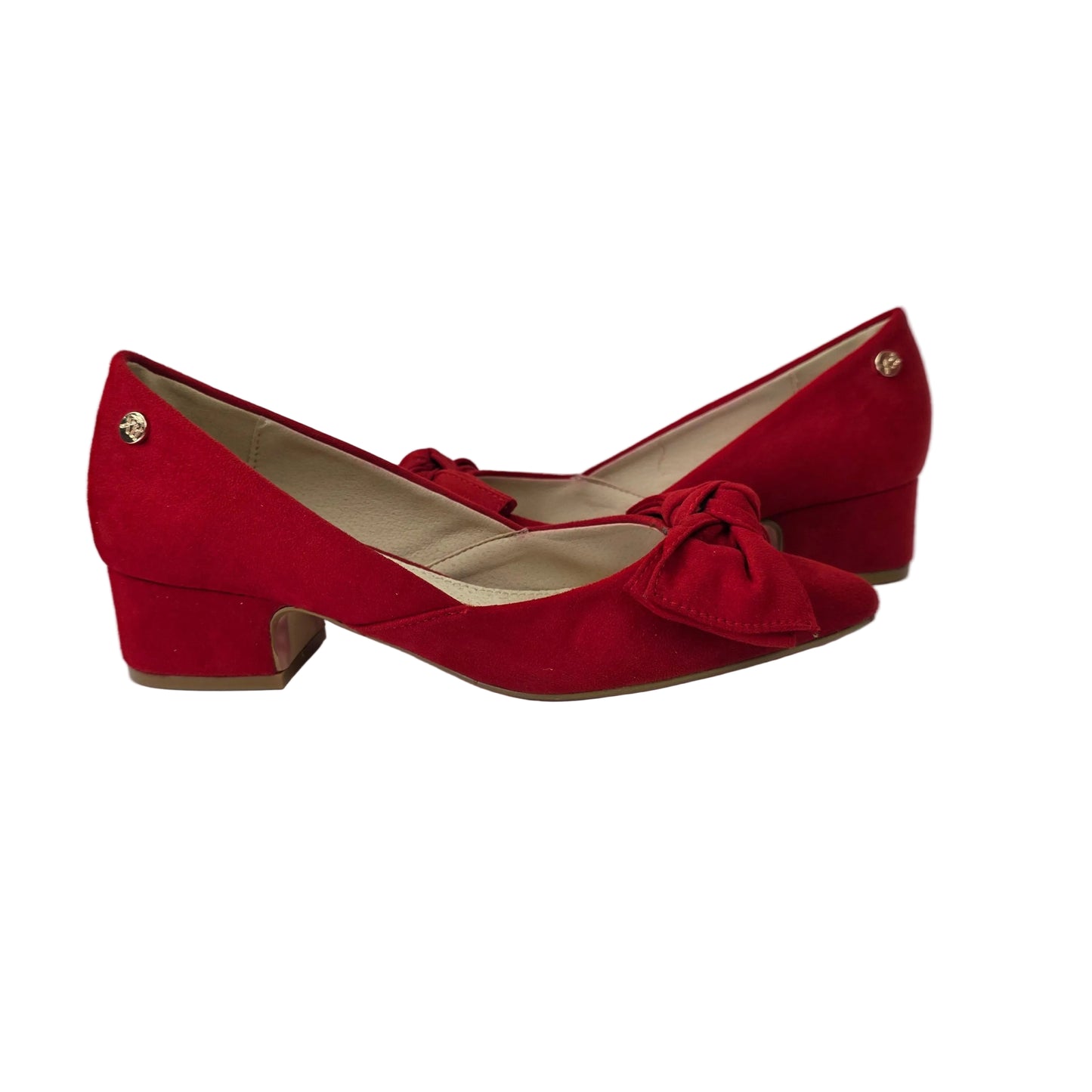 Zapato de Salón Xti Rojo con Lazo y Plantilla de Piel - Selección Pasarela Concept