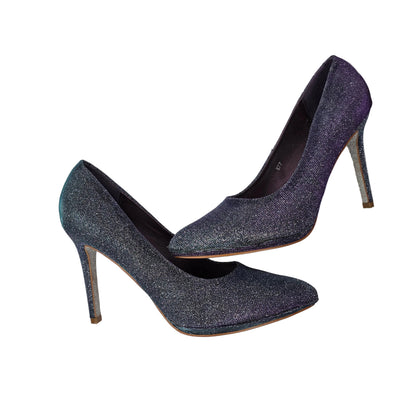 Zapatos de Salón Stiletto Tornasolados con Brillo Glitter – Pasarela Concept