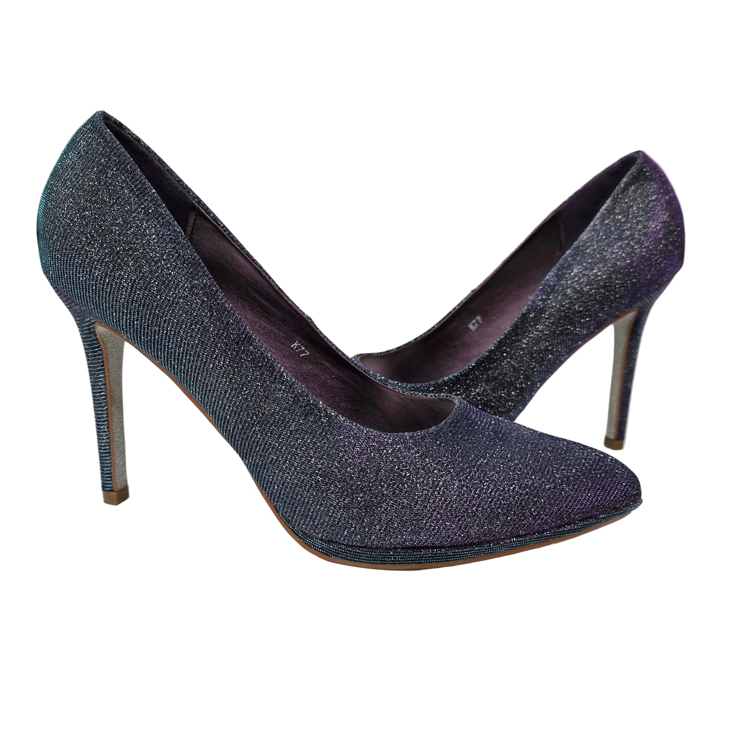 Zapatos de Salón Stiletto Tornasolados con Brillo Glitter – Pasarela Concept