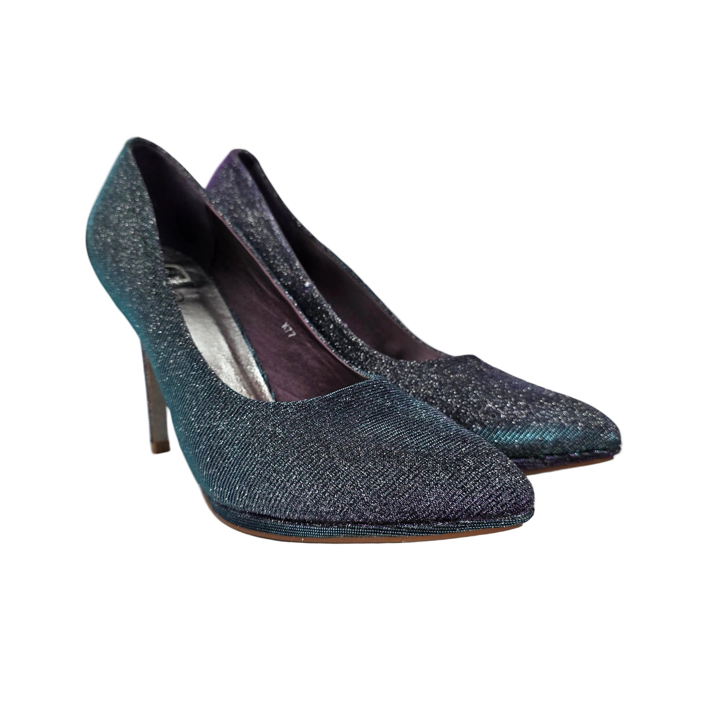Zapatos de Salón Stiletto Tornasolados con Brillo Glitter – Pasarela Concept