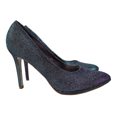 Zapatos de Salón Stiletto Tornasolados con Brillo Glitter – Pasarela Concept
