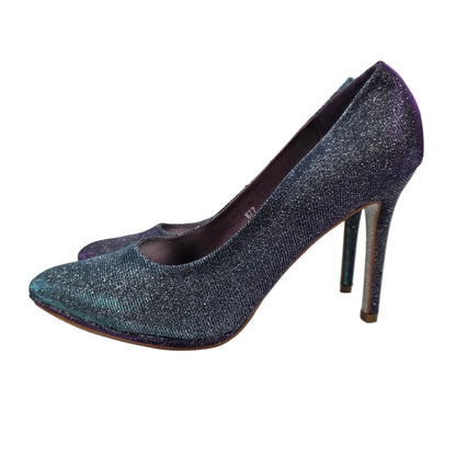 Zapatos de Salón Stiletto Tornasolados con Brillo Glitter – Pasarela Concept
