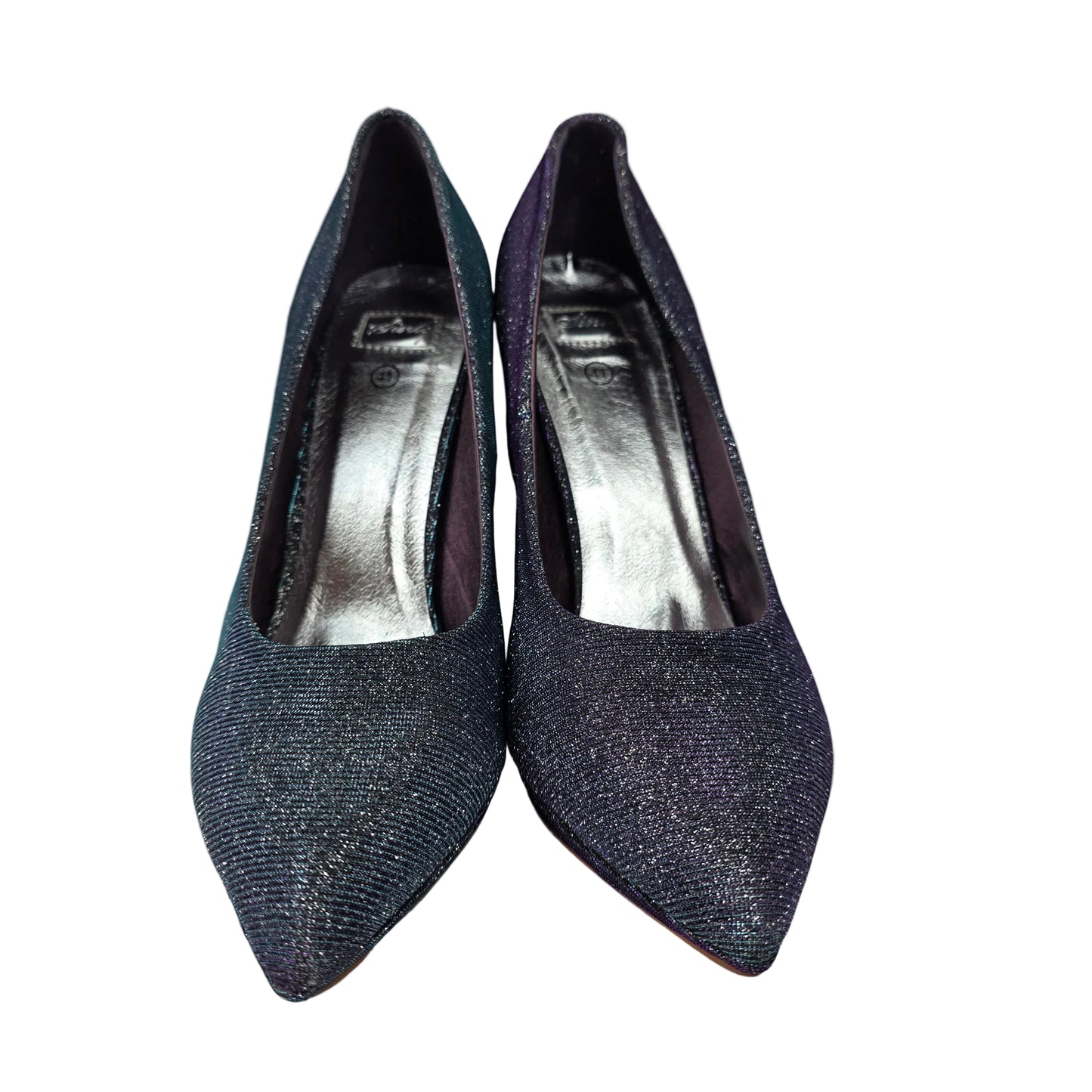 Zapatos de Salón Stiletto Tornasolados con Brillo Glitter – Pasarela Concept