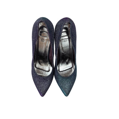 Zapatos de Salón Stiletto Tornasolados con Brillo Glitter – Pasarela Concept