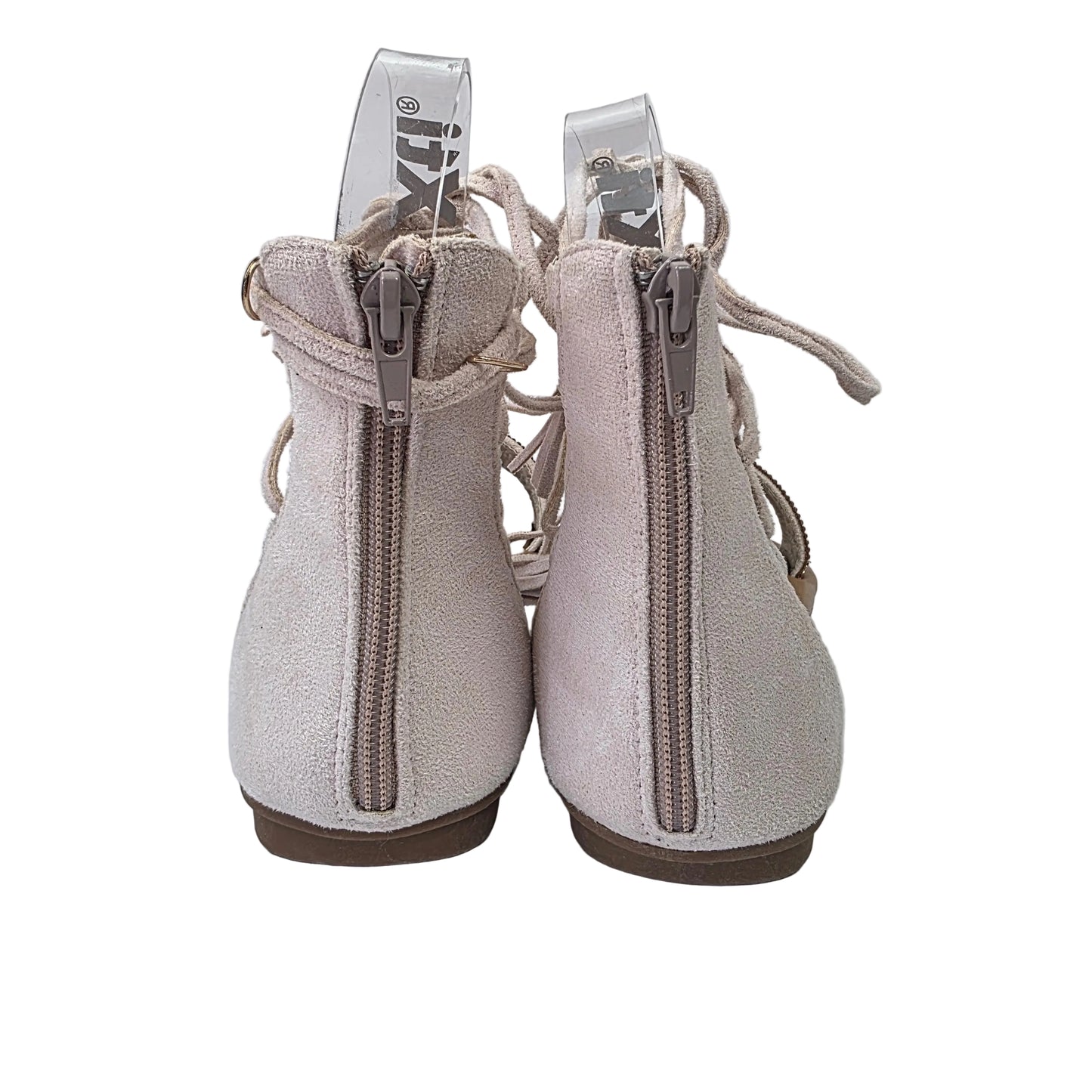 Sandalias Planas Boho con Cordoneras Refresh Nude – Pasarela Concept