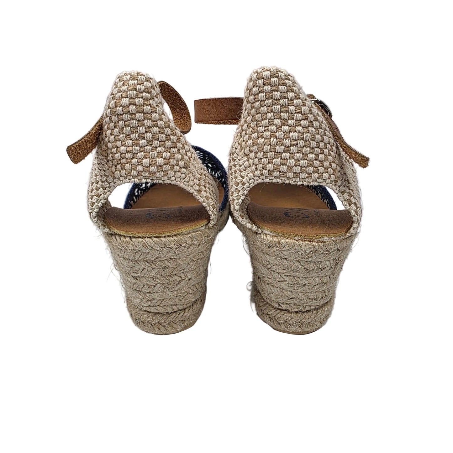 Sandalias de Cuña Media D'Ivan Caladas Color Azul Marino – Pasarela Concept