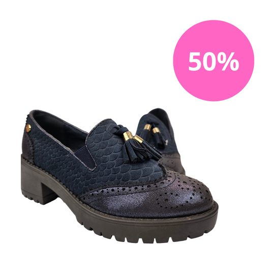 Mocasines Oxford Navy Xti