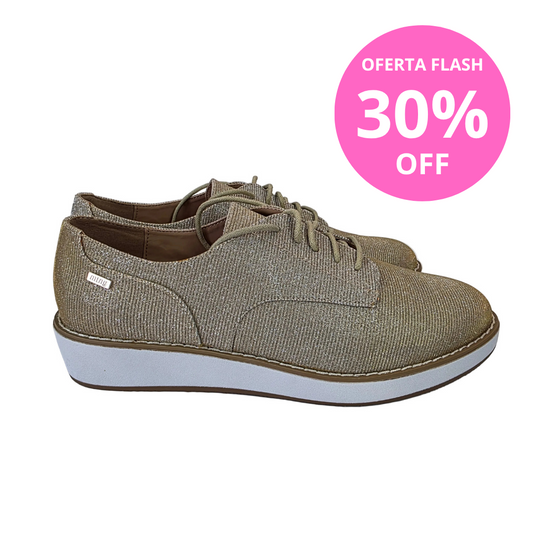 Blucher Sport Glitter Oro