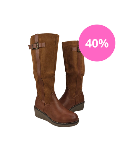 Bota Cuña Combinada Camel