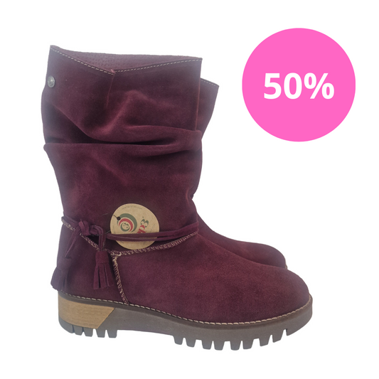 Bota 3/4 Serraje Burdeos Top3