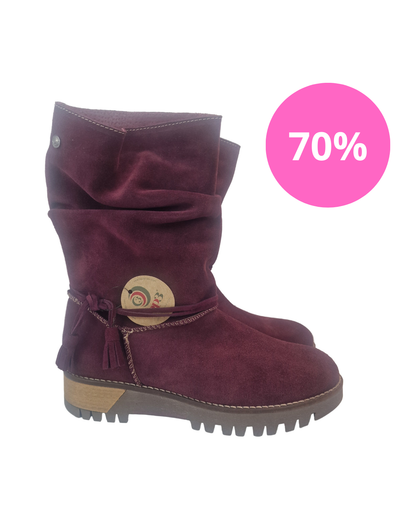 Bota 3/4 Serraje Burdeos Top3