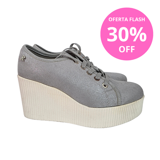 Sneakers Maxi Plataforma Silver Street Refresh