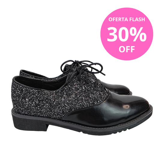 Zapato Oxford Brillo