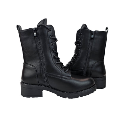 Botín cordones Negro