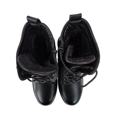 Botín cordones Negro