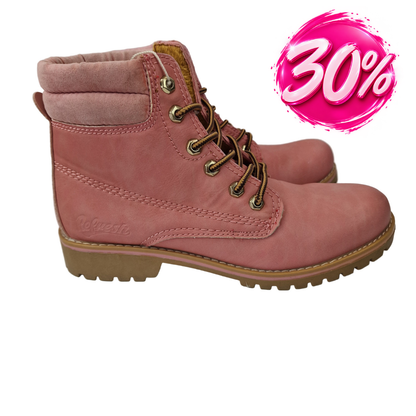 Bota Rosa Cordones Refresh