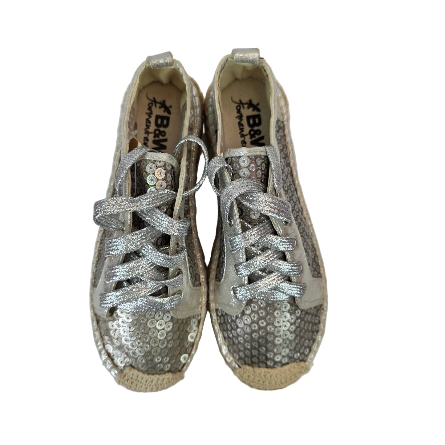 Deportiva B&W Silver Sparkle