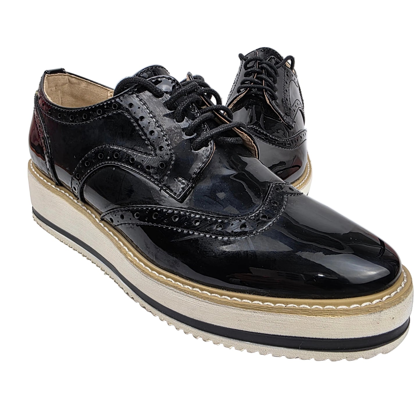 Zapato Oxford Xti Charol Negro