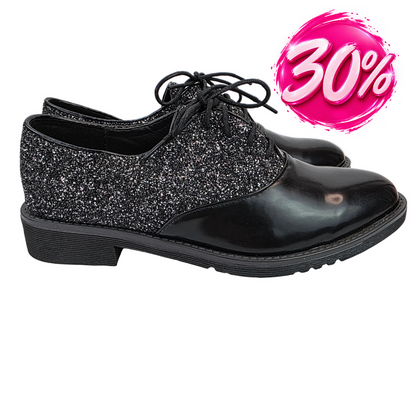 Zapato Oxford Brillo