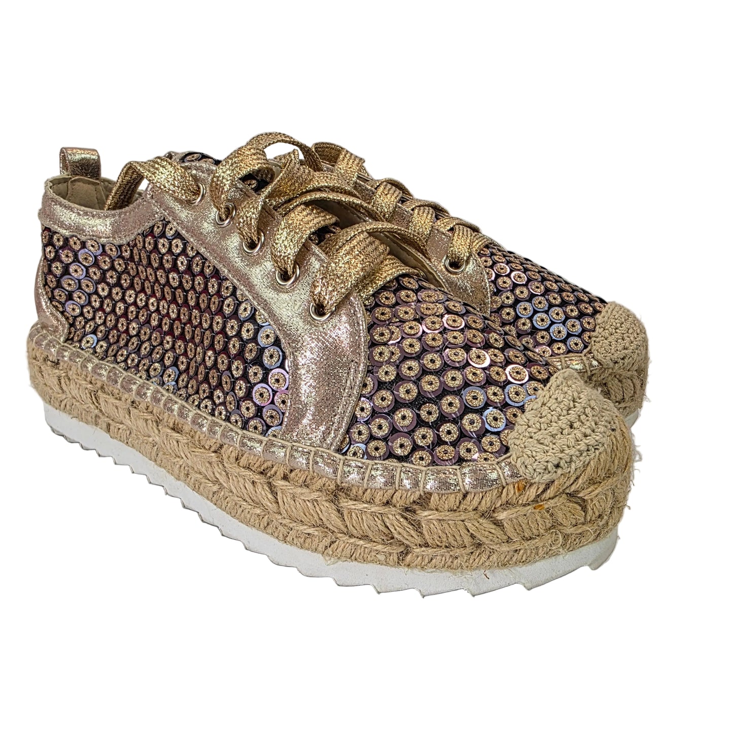 Deportiva B&W Gold Sparkle