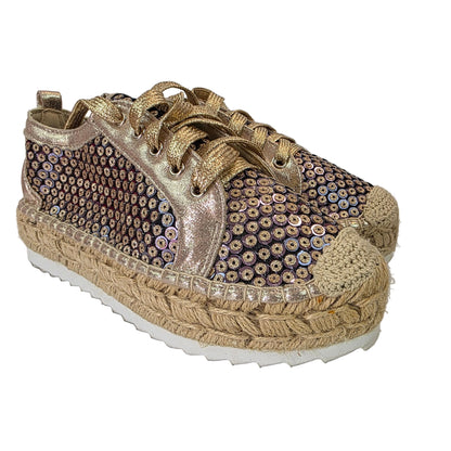 Deportiva B&W Gold Sparkle