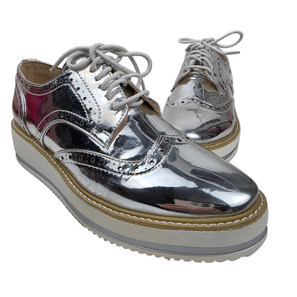 Zapato Oxford Xti Silver Mirror