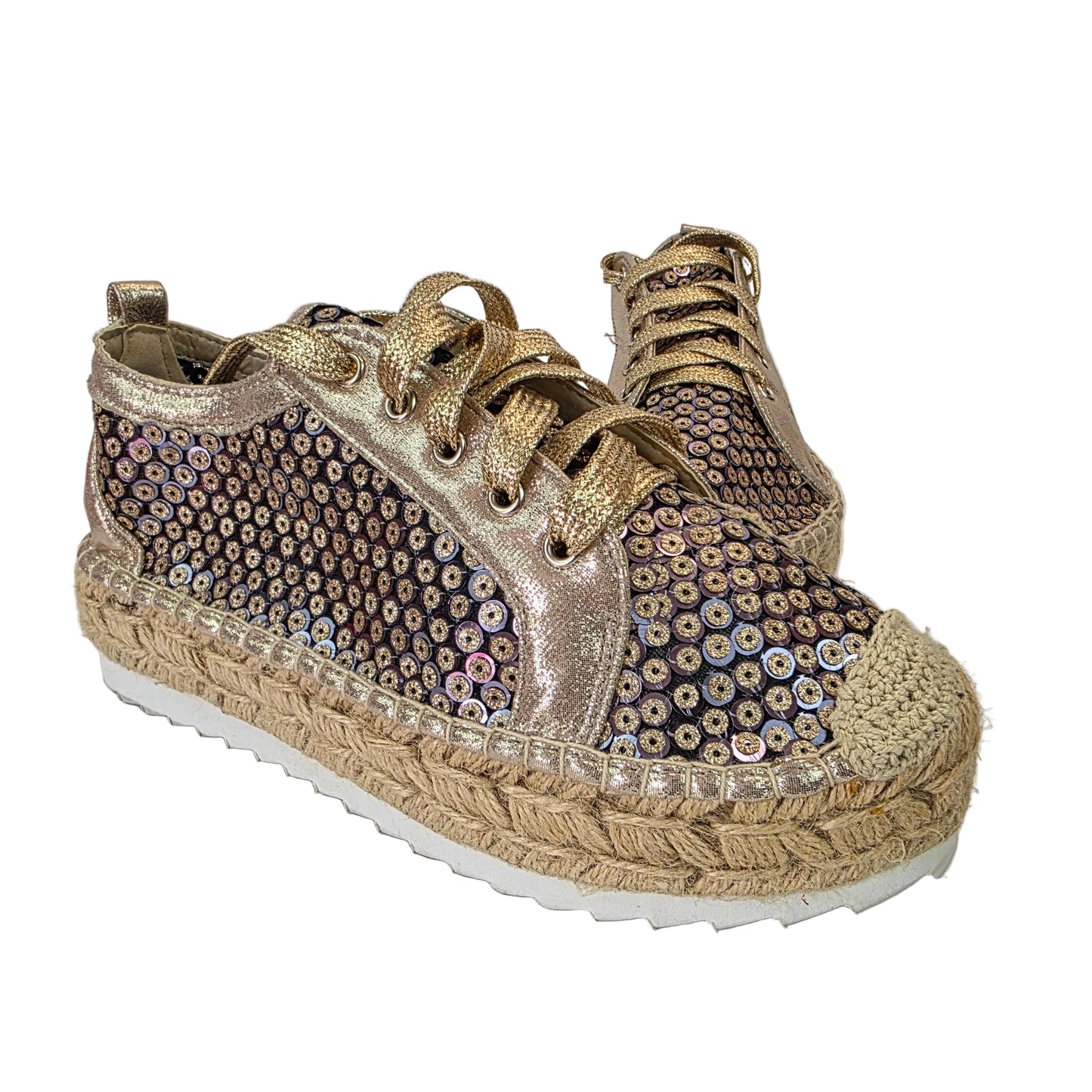 Deportiva B&W Gold Sparkle