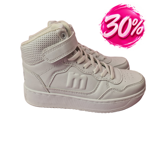 Deportiva infantil Blanca Mustang