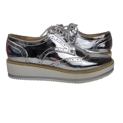 Zapato Oxford Xti Silver Mirror