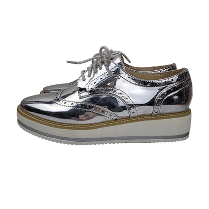 Zapato Oxford Xti Silver Mirror