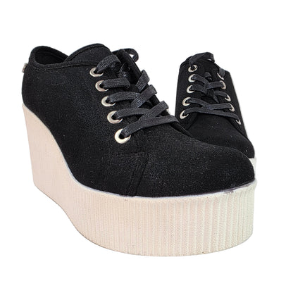 Sneakers Maxi Plataforma Refresh Black Metal