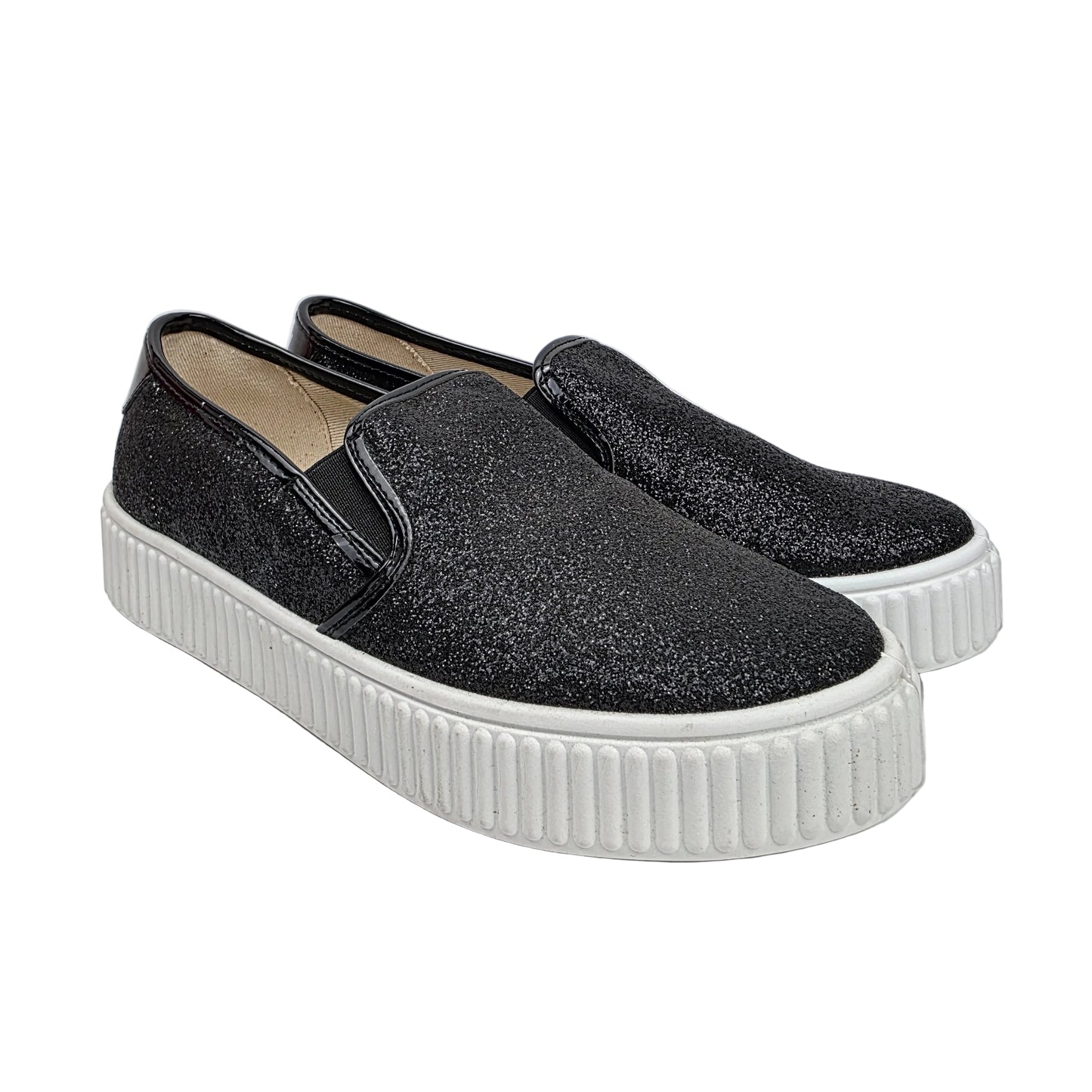 Sneakers Glitter Black Total B&W