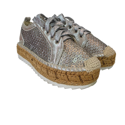 Deportiva B&W Silver Sparkle