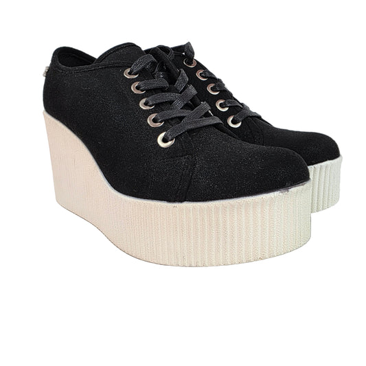 Sneakers Maxi Plataforma Refresh Black Metal
