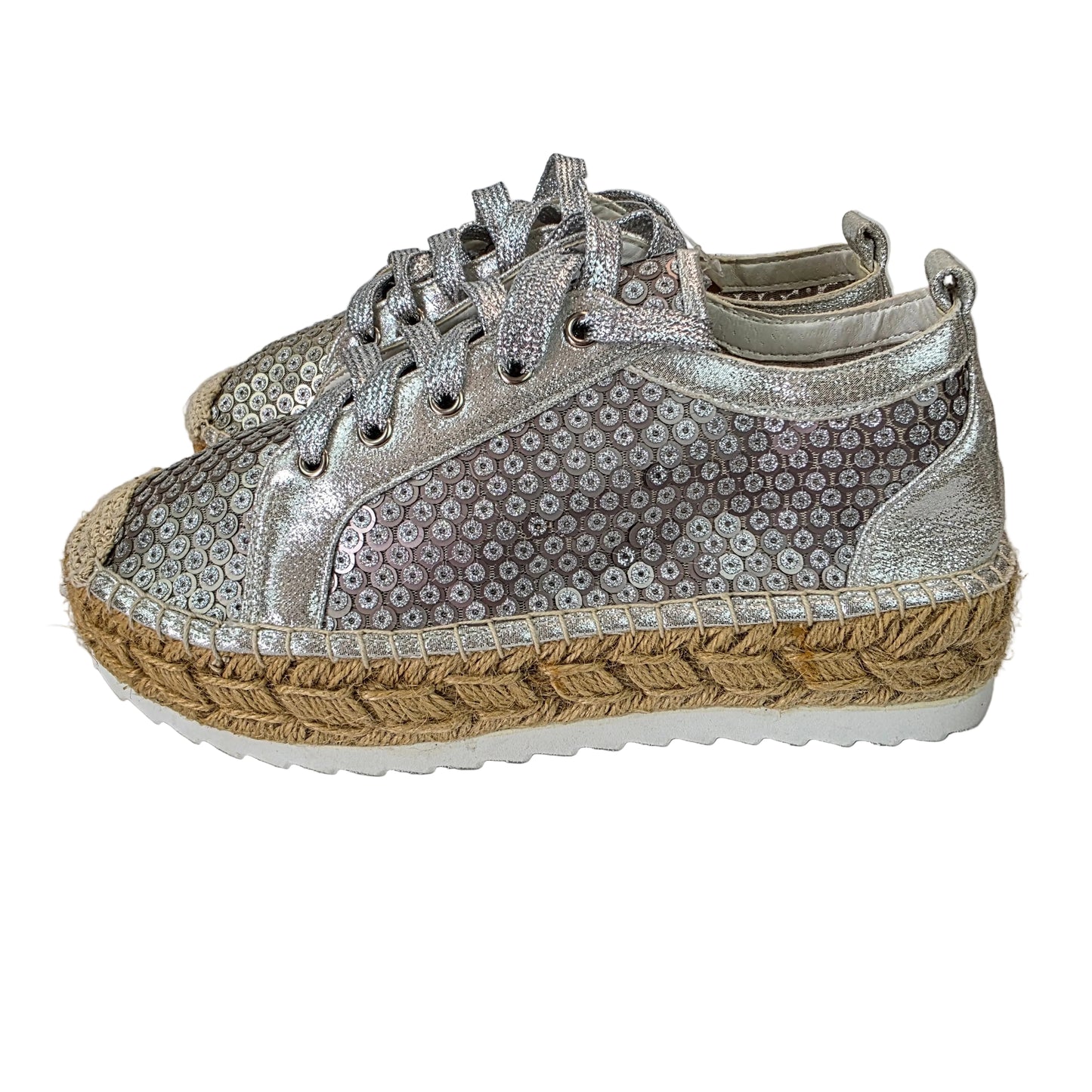 Deportiva B&W Silver Sparkle