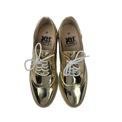 Zapato Oxford Xti Gold Mirror