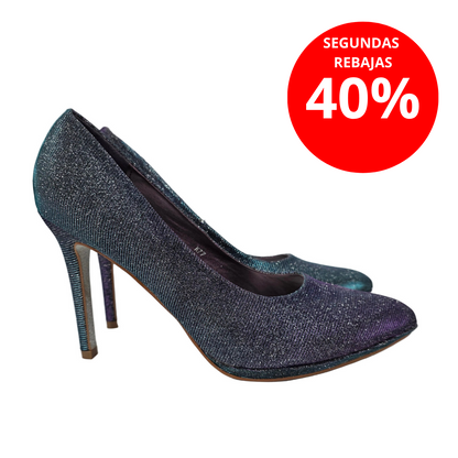 Zapatos de Salón Stiletto Tornasolados con Brillo Glitter – Pasarela Concept