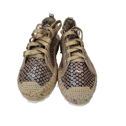 Deportiva B&W Gold Sparkle