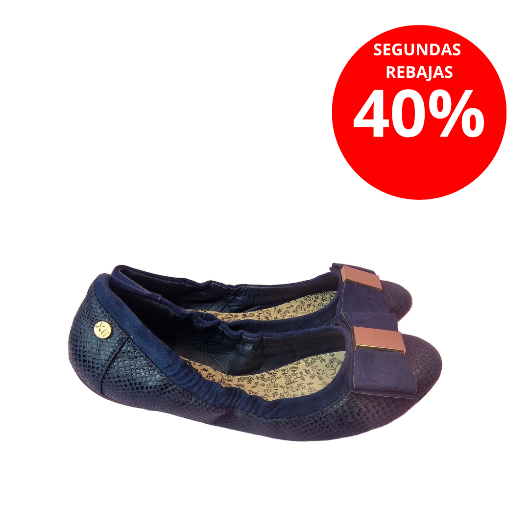 Manoletina Fruncida Navy Xti