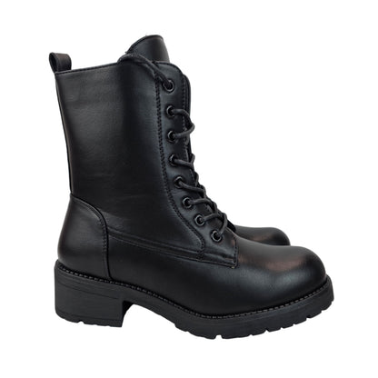 Botín cordones Negro