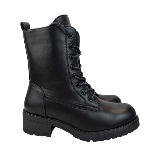 Botín cordones Negro