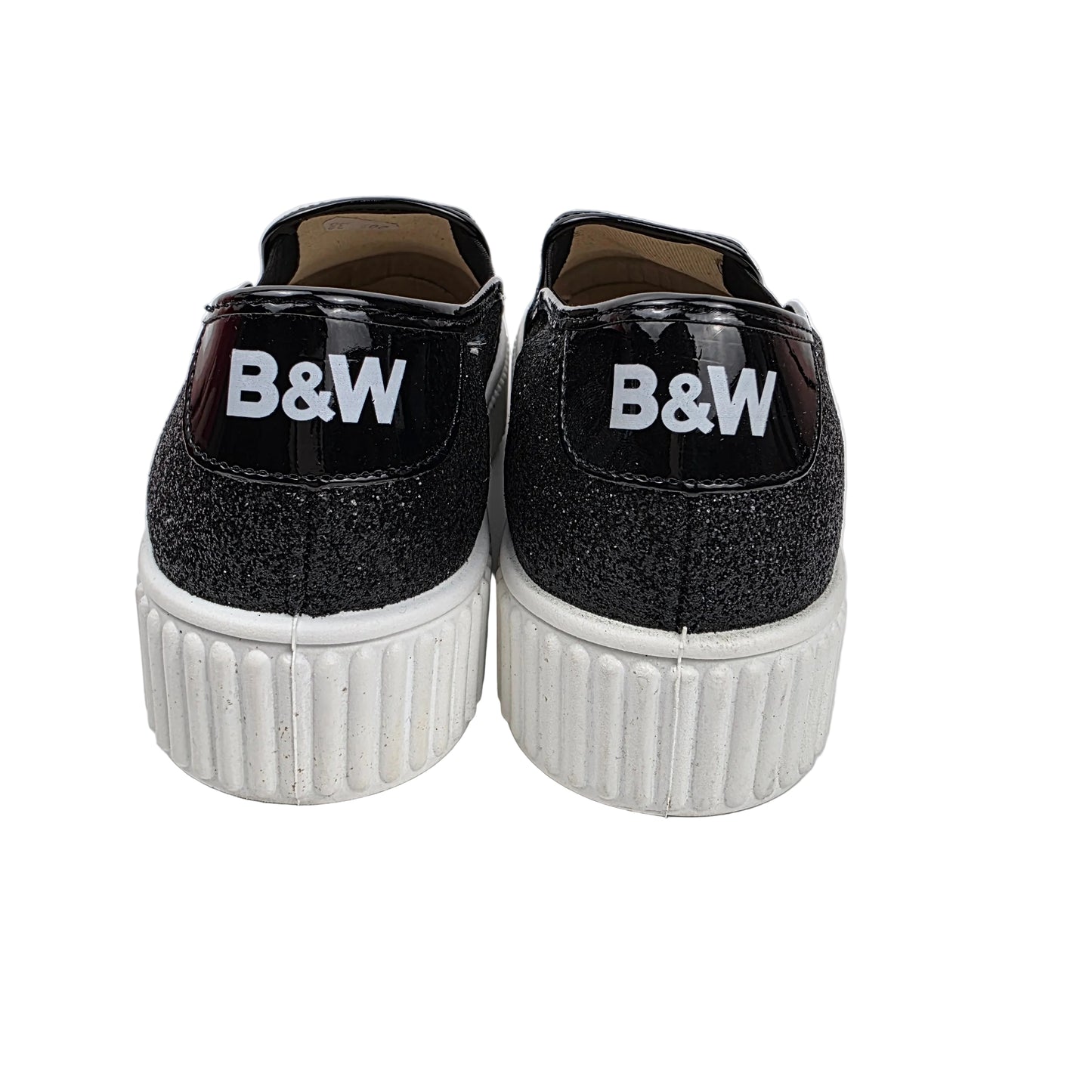 Sneakers Glitter Black Total B&W