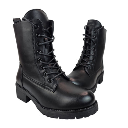 Botín cordones Negro