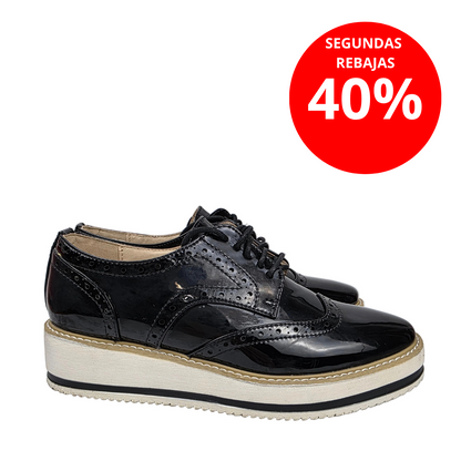 Zapato Oxford Xti Charol Negro