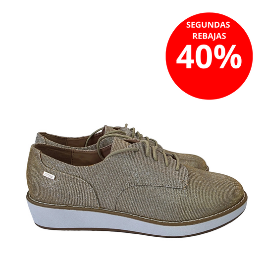 Blucher Sport Glitter Oro