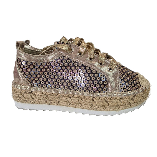 Deportiva B&W Gold Sparkle